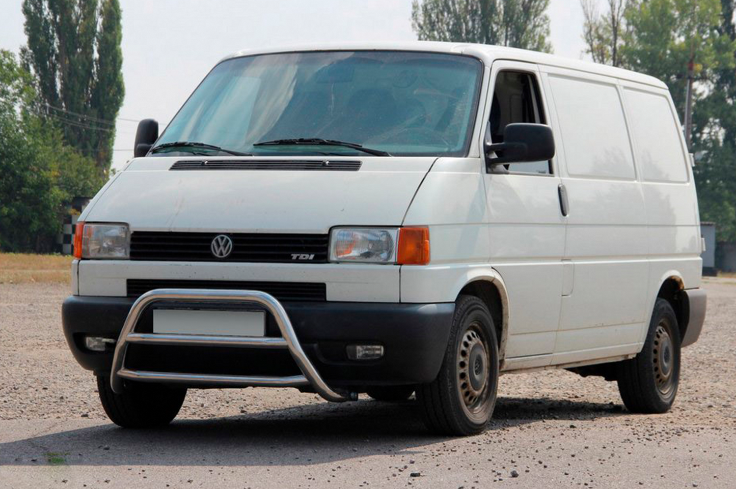 Bull Bar WT022 Stainless Steel for Volkswagen T4 Caravelle/Multivan 1990-2003 - image 3