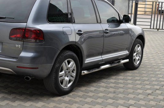 Side Bars (2 pcs, Stainless Steel) for Volkswagen Touareg 2002-2010 - image 1