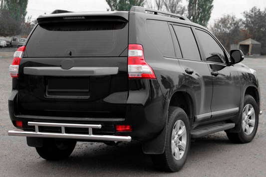 Rear Bar AK002-2v2 (Stainless Steel) for Toyota Land Cruiser Prado 150 2009-2023 - image 1