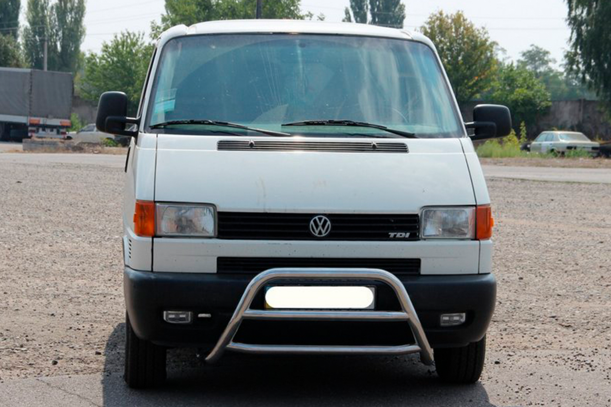 Bull Bar WT022 Stainless Steel for Volkswagen T4 Transporter 1990-2003 - image 2