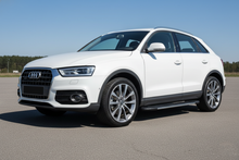 Side Steps Bosphore Grey (2 pcs, Aluminum) for Audi Q3 2011-2019 - image 1