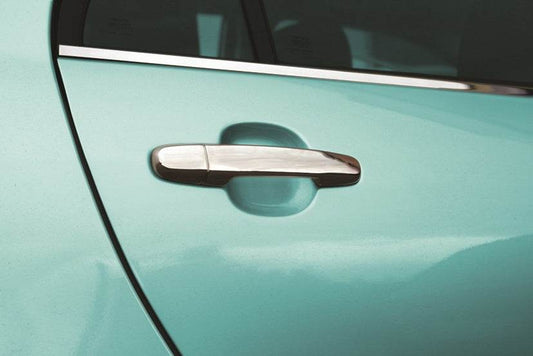 Covers for handles (4 pieces, stainless steel.) for Daihatsu Materia 2006↗ - Reelken Auto