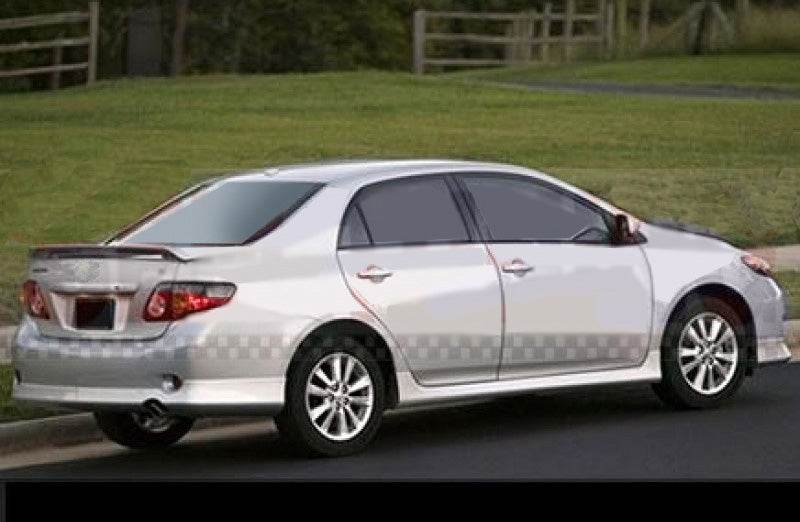 Rear bumper (paintable) for Toyota Corolla 2007-2013 - Reelken Auto