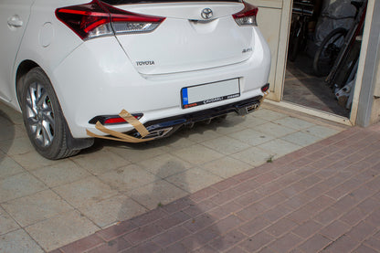 Rear bumper diffuser (2016-2018, primed for painting) for Toyota Auris 2012-2018 - image 4