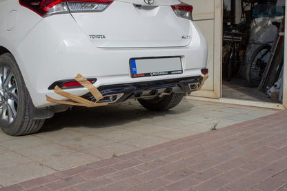 Rear bumper diffuser (2016-2018, primed for painting) for Toyota Auris 2012-2018 - image 5