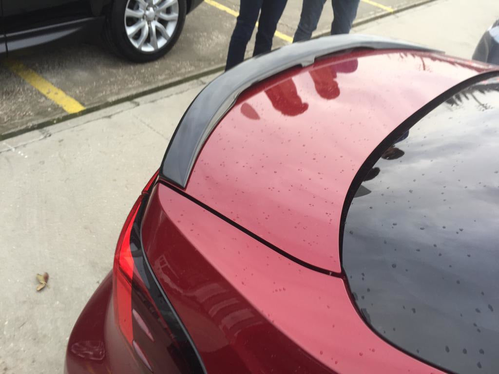 Spoiler (Meliset, primed for painting) for Toyota Corolla 2019- - image 1