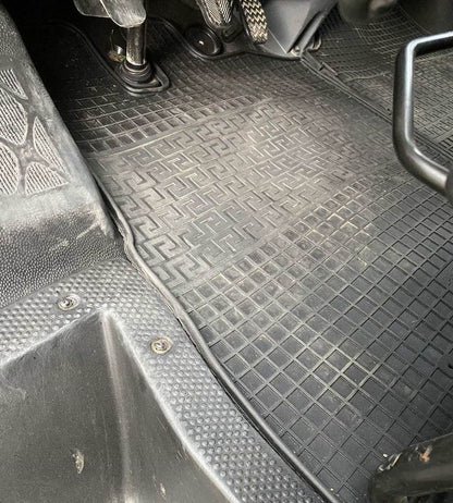 Rubber mats (2 pieces, Polytep) for Citroen Jumper 1995-2006 - Reelken Auto