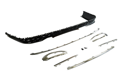 Rear Diffuser with Chrome Horch for Audi A8 2018- - image 3