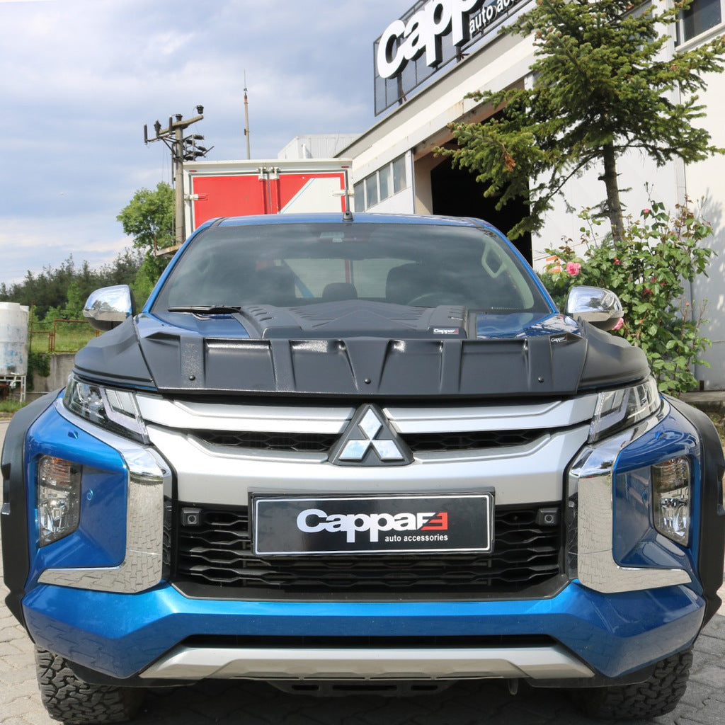 Hood Scoop Cover Set DRAGON (2019+, 3 pcs) for Mitsubishi L200 2015-2024 - image 7