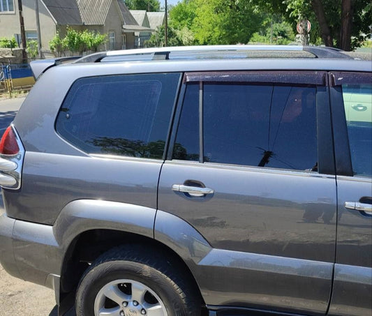 Roof rails Chrome Turkish for Toyota Land Cruiser Prado 120 - image 1