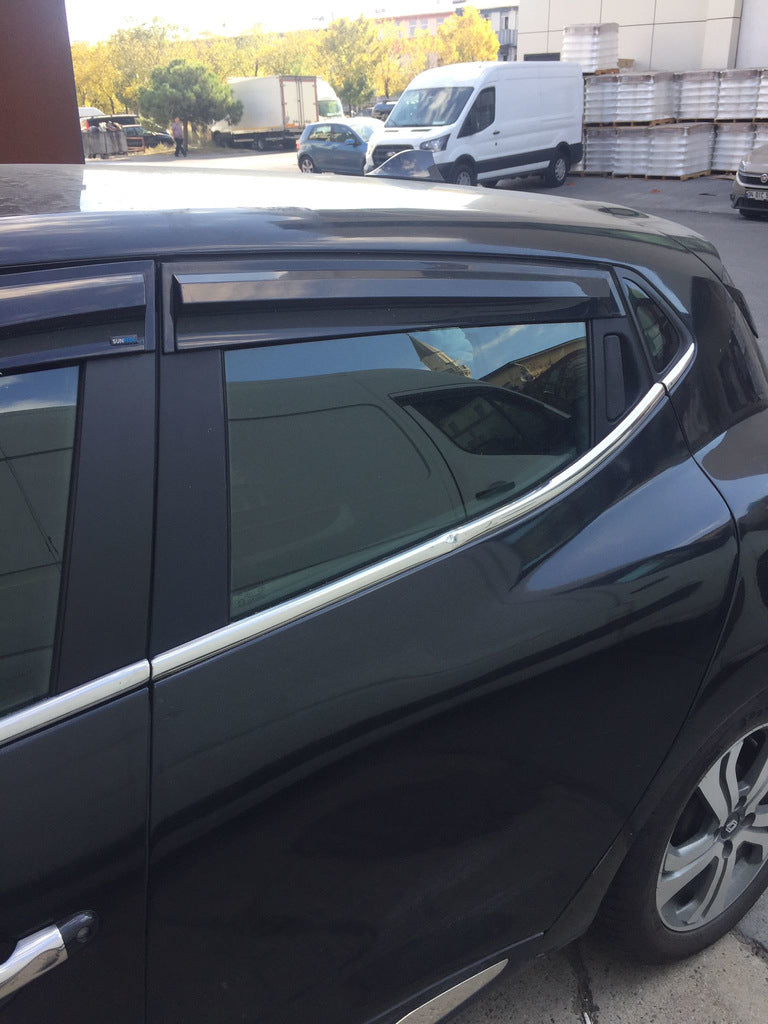 Window Deflectors HB (4 pcs, Sunplex Sport) for Renault Clio IV 2012-2019 - image 7