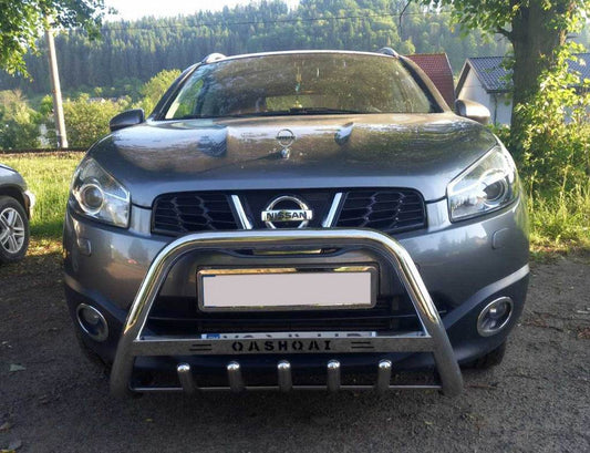 The WT003 bumper guard (stainless) for Nissan Qashqai 2014-2021 - Reelken Auto