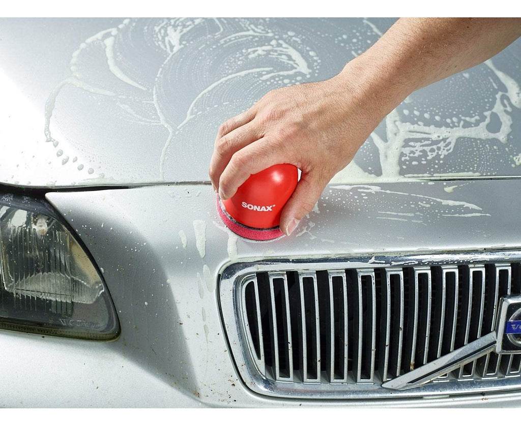 Sonax Applicator with Cleaning Sponge to Remove Surface Contaminants - Reelken Auto