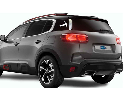 Chrome trims under spoiler (2 pcs, stainless steel) for Citroen C5 Aircross 2017- - image 1