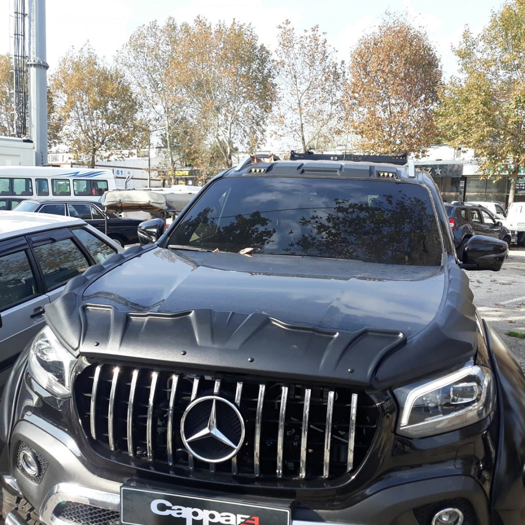 Hood Scoop Cover Set DRAGON (3 pcs) for Mercedes X class 2017-2020 - image 3