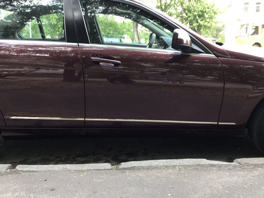 Stainless Steel Door Moulding Covers (6 pcs) for Mercedes C-class W204 2007-2015 - image 1