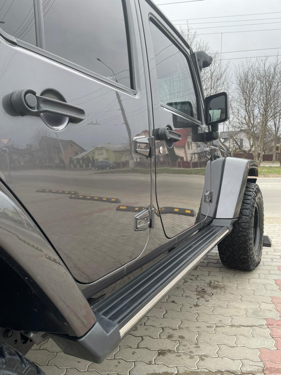 Side Steps Black (2 pcs) for Jeep Wrangler 2007-2017 - image 1