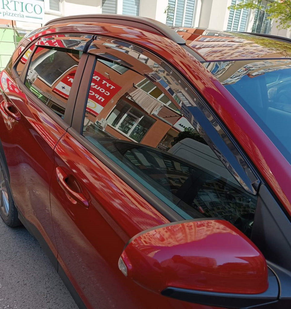 Window Deflectors (4 pcs, Sunplex Sport) for Hyundai Kona 2017-2023 - image 7