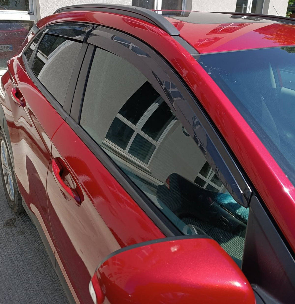 Window Deflectors (4 pcs, Sunplex Sport) for Hyundai Kona 2017-2023 - image 9