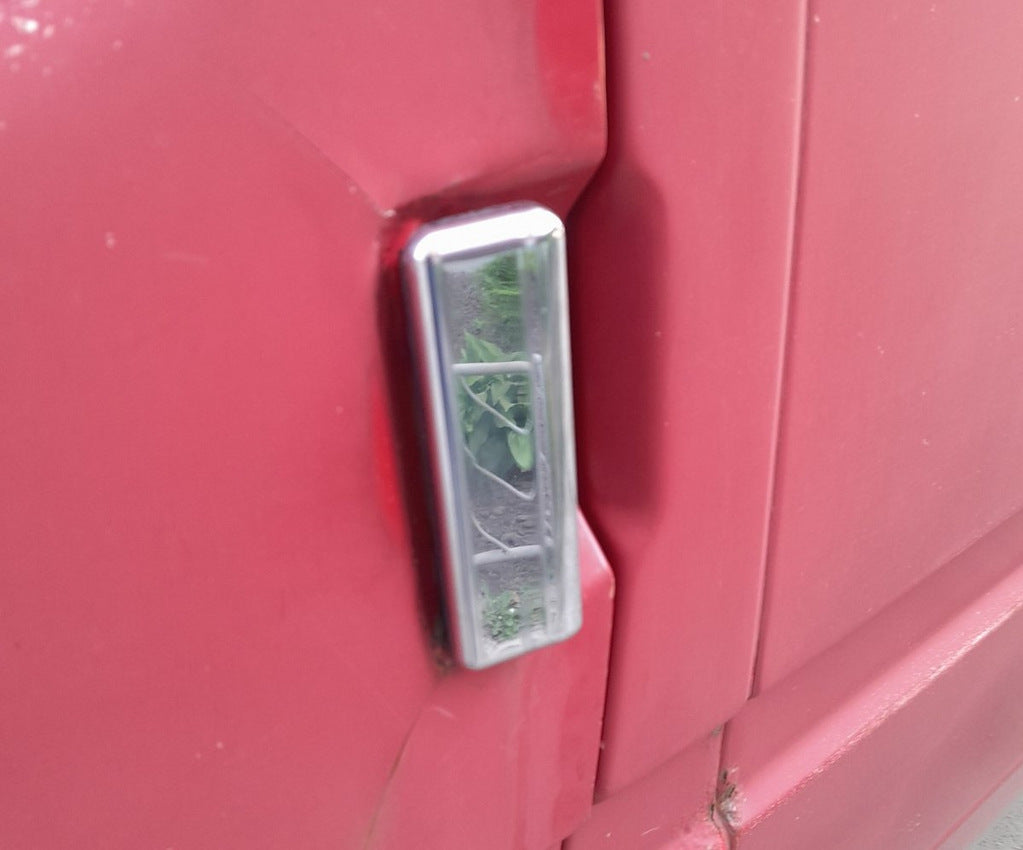 Chrome Door Handle Covers (4 pcs, Stainless Steel) for Ford Transit 1991-2000 - image 2