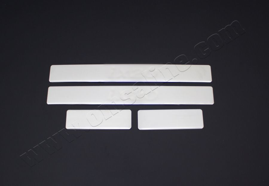 Door Sill Protectors OmsaLine (4pcs, Stainless Steel) for Hyundai IX-20 2010-2019 - image 1