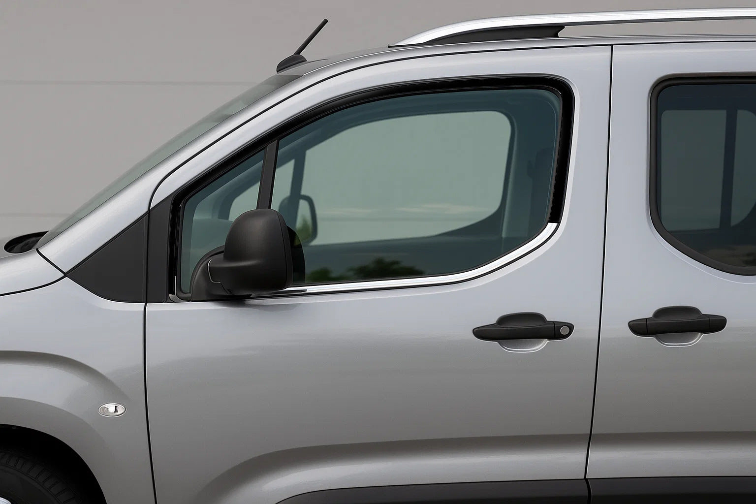 Window Trim (2 pcs, Stainless Steel) for Peugeot Partner/Rifter 2019- - image 2