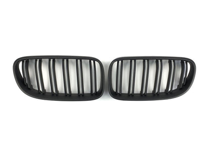 M-Look Kidney Grilles (for 2010-2013, Matte Black) for BMW 3 Series E92/E93 2006–2013 - image 2