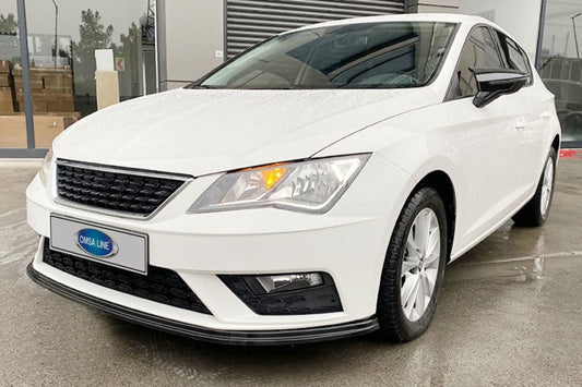 Front lip 2017-2020 (black) for Seat Leon 2013-2020 - image 1