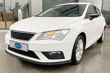 Front lip 2017-2020 (black) for Seat Leon 2013-2020 - image 1