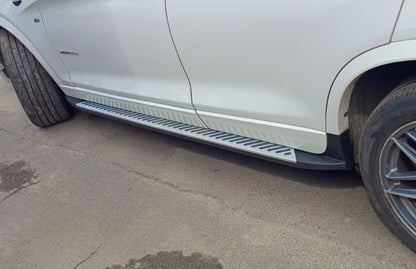 Original Side Steps V2 (2 pcs, Aluminum) for BMW X3 F-25 2011-2018 - image 1