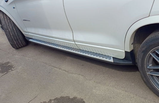 Original Side Steps V2 (2 pcs, Aluminum) for BMW X3 F-25 2011-2018 - image 1