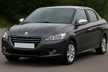 Mirror Covers (2 pcs, Stainless Steel) for Peugeot 301 2012- - image 1