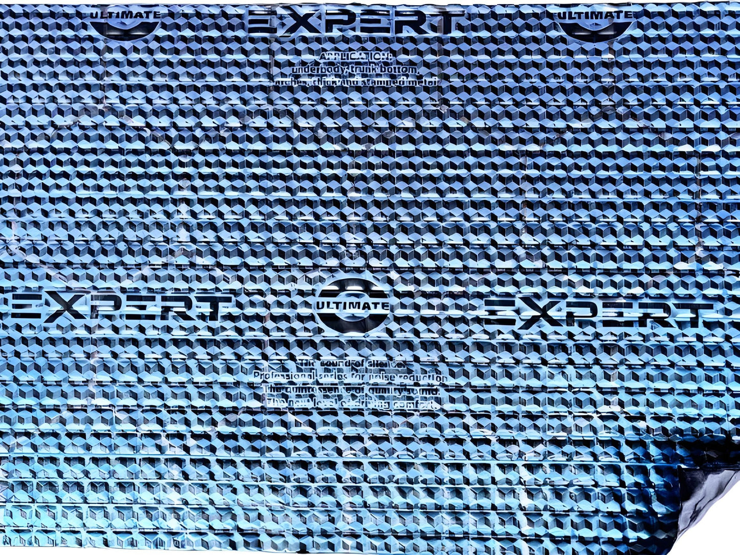 Vibration-absorbing sheet ULTIMATE EXPERT BLUE SILVER 3 mm (50x35 cm) - image 4