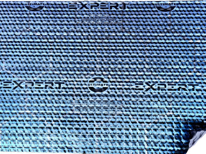 Vibration-absorbing sheet ULTIMATE EXPERT BLUE SILVER 3 mm (50x35 cm) - image 4