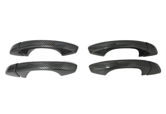 Door Handle Covers (4 pcs, Carbon) for Skoda Octavia III A7 2013-2019 - image 1