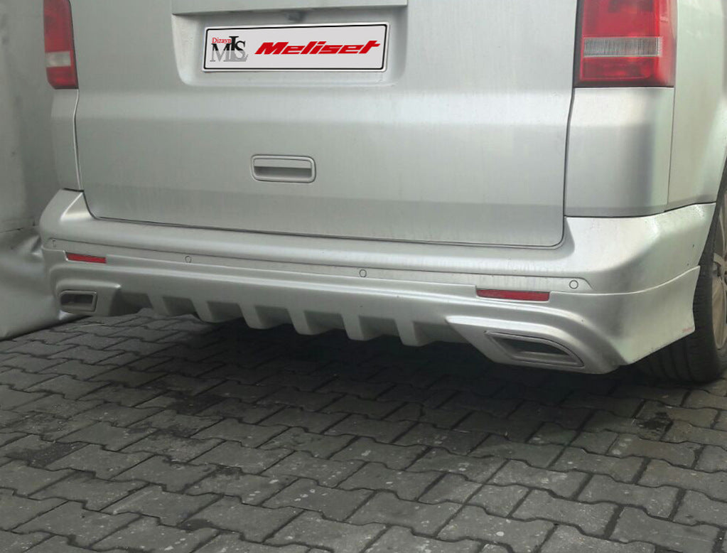 Rear bumper cover Sport 2 (primed for painting) for Volkswagen T5 2010-2015 - image 2