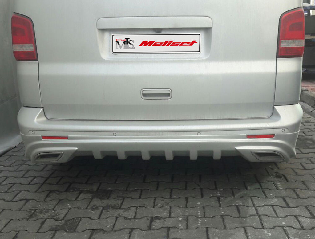 Rear bumper cover Sport 2 (primed for painting) for Volkswagen T5 2010-2015 - image 1