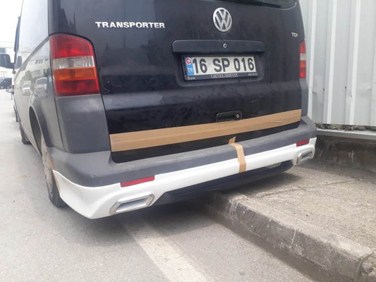 Rear lower cover Sport 3 (for painting) for Volkswagen T5 Caravelle 2004-2010 - Reelken Auto