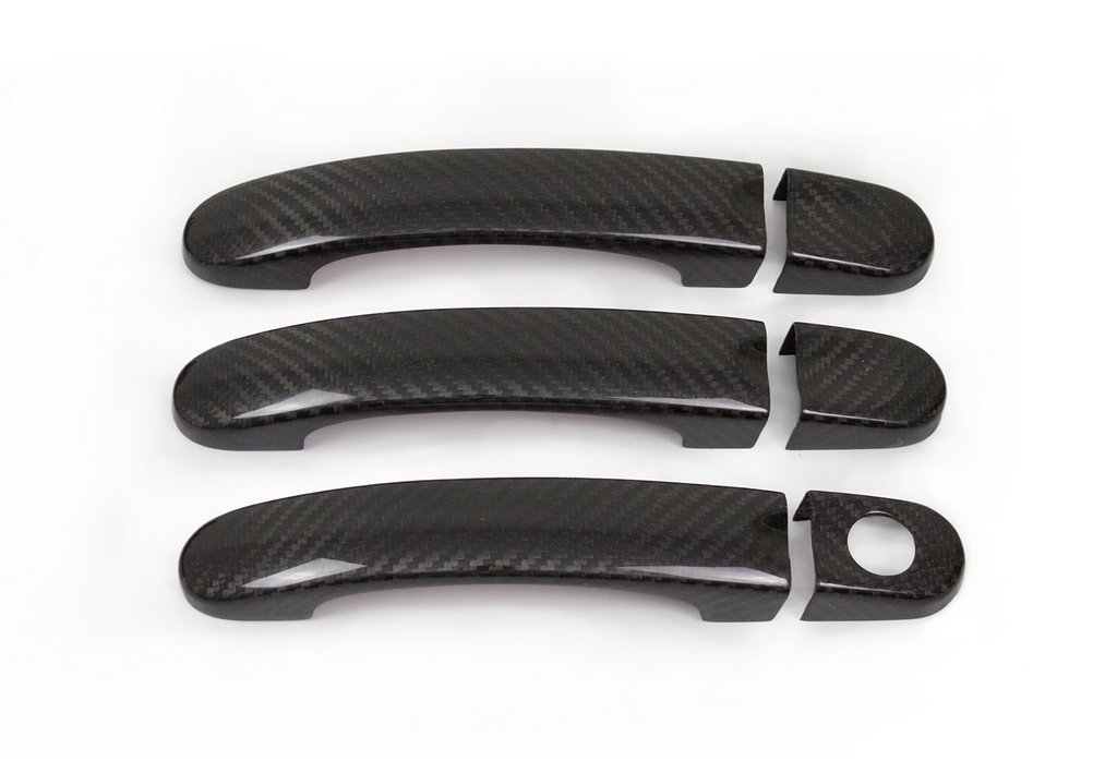 Pads on the handles (natural carbon) for Volkswagen T5 2010-2015 - image 3