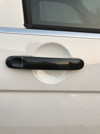 Pads on the handles (natural carbon) for Volkswagen T5 Transporter 2003-2010 - image 1