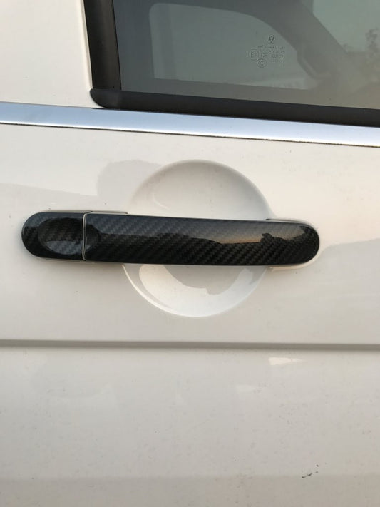 Pads on the handles (natural carbon) for Volkswagen Caddy 2015-2020 - image 1