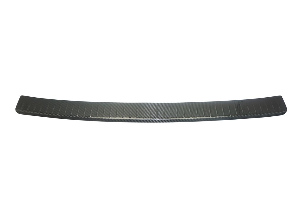 Rear bumper protector with lip (Carbon) for Volkswagen T5 2010-2015 - image 2