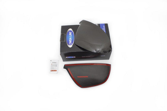 Lining the mirrors (2 pieces, carbon fiber) for Volkswagen T6 - image 2