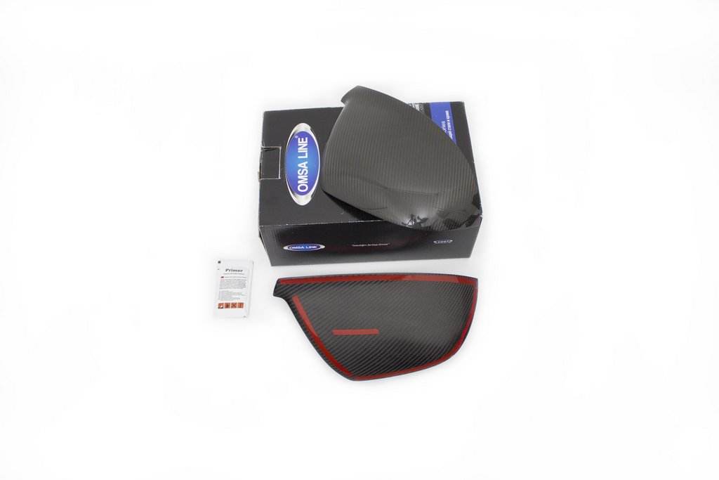 Lining the mirrors (2 PCs genuine carbon fibre) for Audi Q7 2005-2015 - Reelken Auto