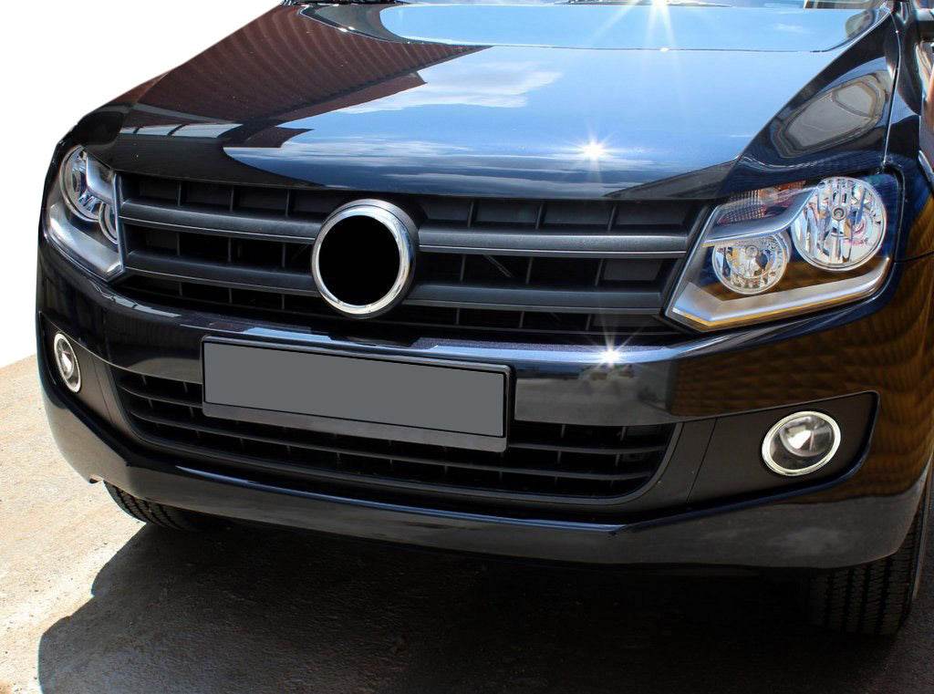 Covers for fog lights 2010-2012 (2 pcs, stainless steel) for Volkswagen Amarok 2010-2022 - Reelken Auto