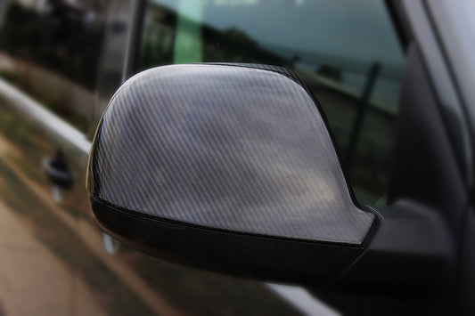 Mirror Covers (2 pcs, Carbon) for Volkswagen T5 2010-2015 - image 1