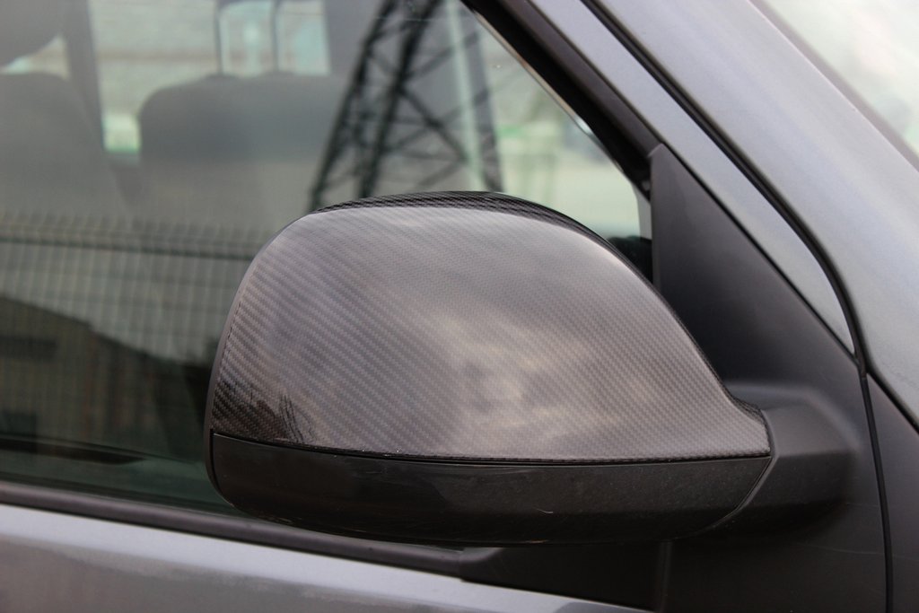 Lining the mirrors (2 pieces, carbon fiber) for Volkswagen T6 - image 7