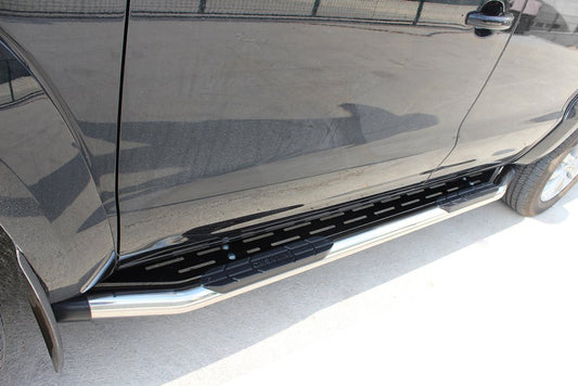 Side Amazon Silver (2 PCs, stainless steel) for Mitsubishi L200 2015-2024 - image 1