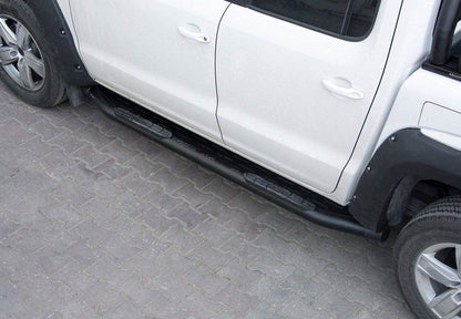 Side Amazon Black (2 PCs, black) for Mitsubishi L200 2006-2015 - Reelken Auto
