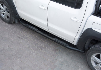 Side Steps Amazon Black (2 pcs, black) for Fiat Fullback 2016- - image 1